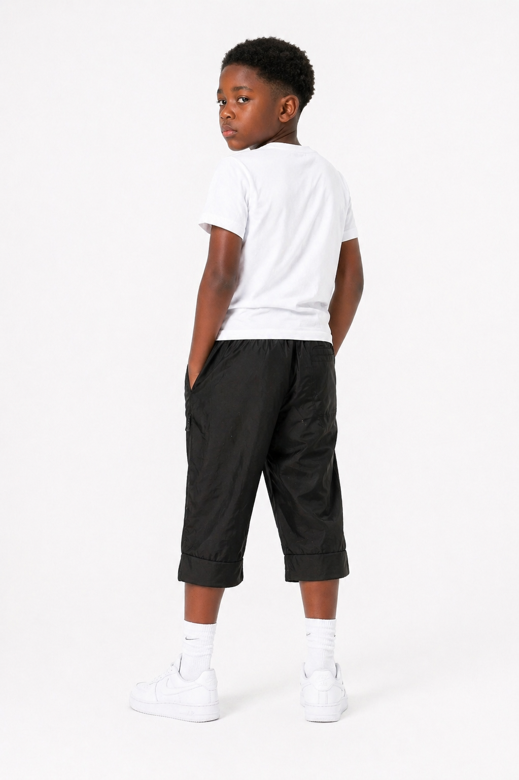 Pantacourt Noir – Garçons Musulmans (4-14 ans)